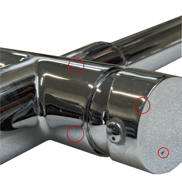 Shurity 410 Rubinetto da cucina 4 vie 3/8" Cromo – Prodotto con segni d’usura - immagine 4