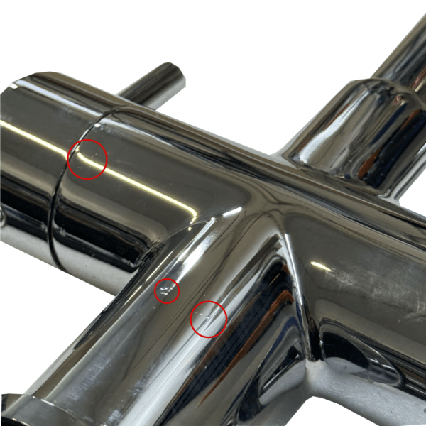 Shurity 410 Rubinetto da cucina 4 vie 3/8" Cromo – Prodotto con segni d’usura - immagine 5