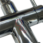 Shurity 410 Rubinetto da cucina 4 vie 3/8" Cromo – Prodotto con segni d’usura - immagine 6