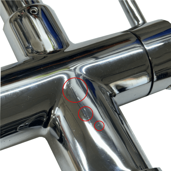 Shurity 410 Rubinetto da cucina 4 vie 3/8" Cromo – Prodotto con segni d’usura - immagine 6