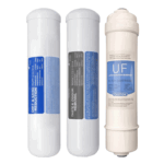 Kit Manutenzione Completo 12 Mesi per Depuratore Acqua – 3 Filtri Sedimenti, GAC e UF con Codolo