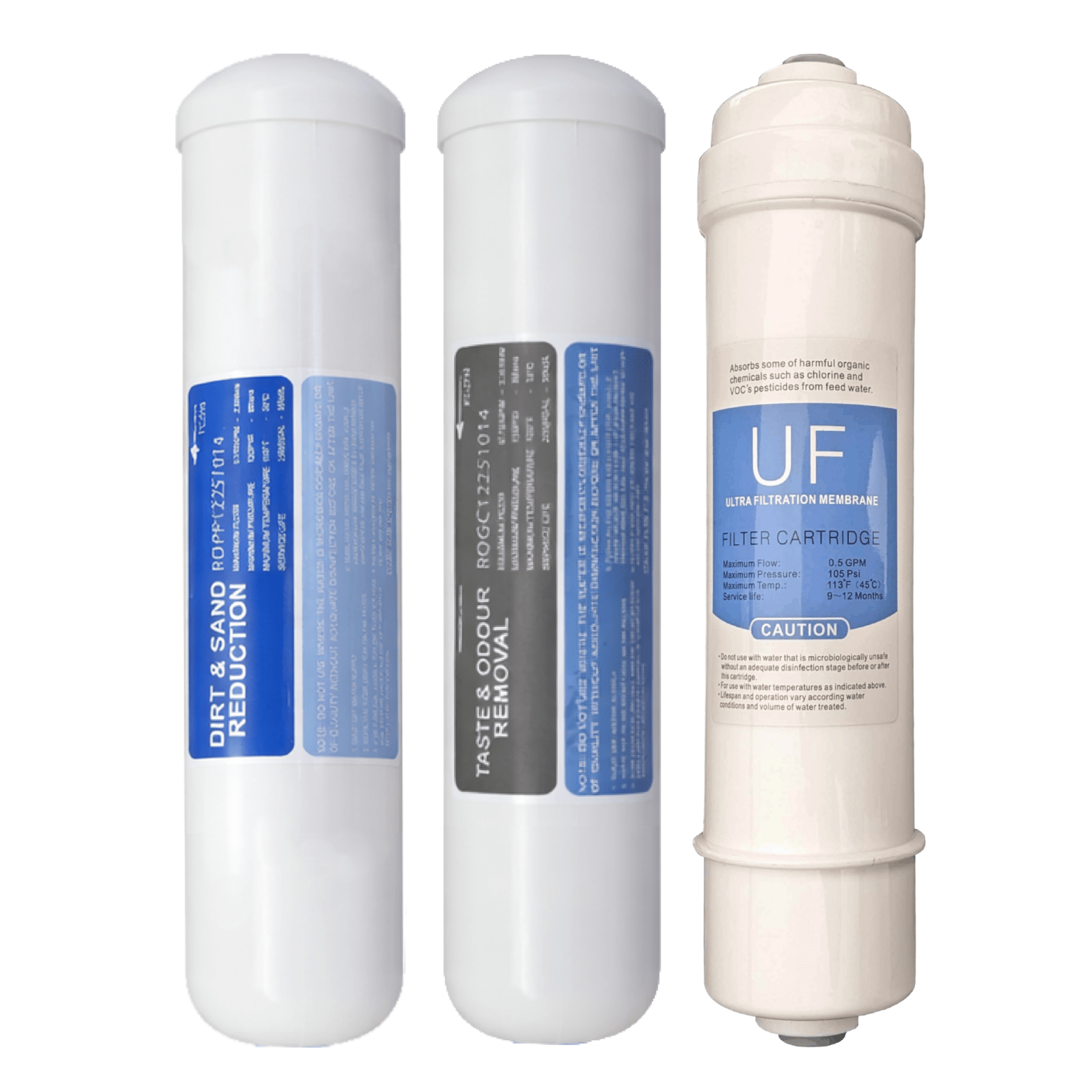 330756-3-1536x1536-1 Kit Manutenzione Completo 12 Mesi per Depuratore Acqua – 3 Filtri Sedimenti, GAC e UF con Codolo - immagine 1