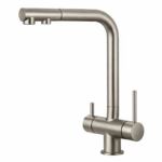 Shurity 421 Rubinetto da cucina con Doccetta estraibile 4 vie Nickel Spazzolato