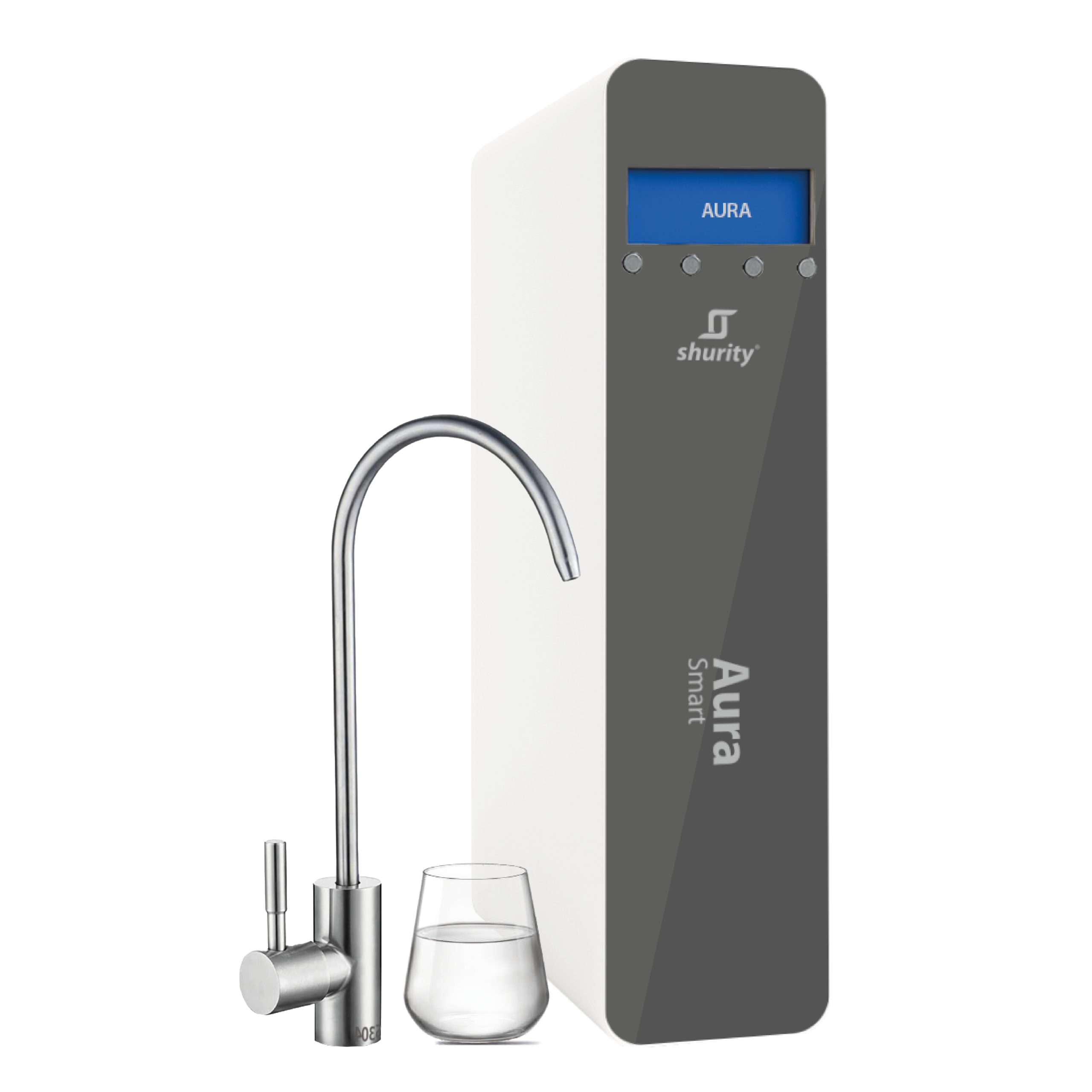 Shurity Aura Smart Depuratore acqua Osmosi inversa diretta - 1 Via, Liscia