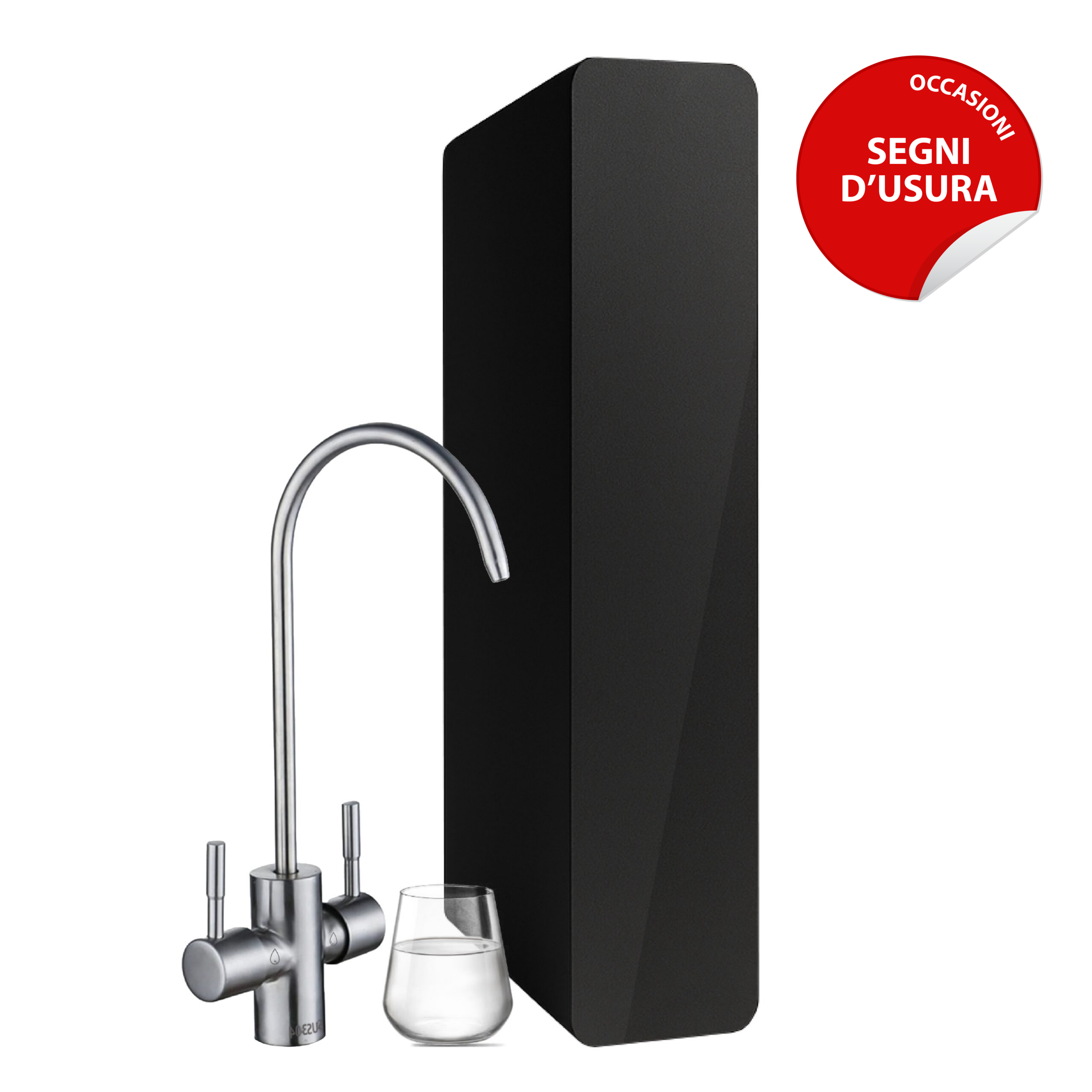 Shurity Oregon Eco Depuratore acqua Osmosi inversa diretta 2 Vie Acqua Liscia/Gassata BLACK EDITION – Prodotto con segni d’usura