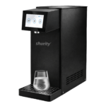 Shurity Kansas Electronic Refrigeratore acqua con Filtrazione Sopralavello 15Lt/h. Nero con display touch 4,3” - 3 Vie Liscia ambiente, fredda e gassata