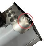 Shurity Kora Colonnina meccanica 3 vie con pulsanti Inox/Nera - Prodotto con segni d’usura - immagine 4