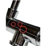 Shurity 370 Rubinetto da cucina Abbattibile sottofinestra 3 vie Cromo - Prodotto con segni d’usura - immagine 2