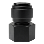 Fluid Fit Dritto Femmina Cilindrico nero