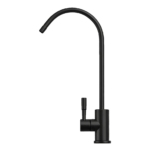 Shurity Floa Rubinetto di prelievo 1 via Acciaio Inox per depuratori 1/4” Nero Opaco