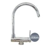 Shurity 370 Rubinetto da cucina Abbattibile sottofinestra 3 vie Cromo - Prodotto con segni d’usura