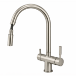 Shurity 352 Rubinetto da cucina con Doccetta estraibile 3 vie Nickel spazzolato - immagine 3