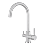 Shurity 350 Rubinetto da cucina 3 vie Cromo Satinato