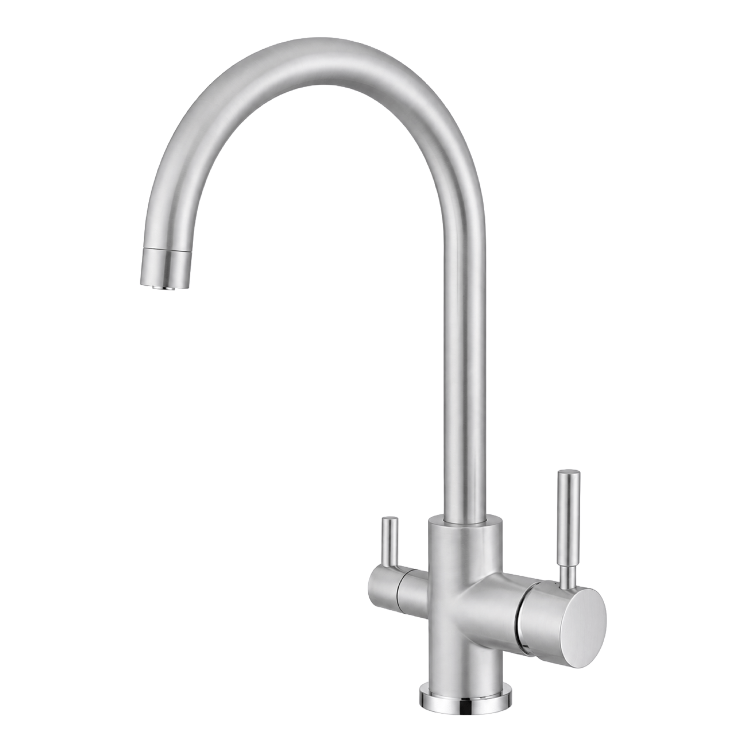 330260-CS Shurity 350 Rubinetto da cucina 3 vie Cromo Satinato - immagine 1