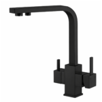 Shurity 345 Rubinetto da cucina 3 vie Nero Opaco