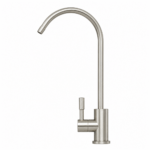 Shurity Floa Rubinetto di prelievo 1 via Acciaio Inox per depuratori  1/4” Nickel Spazzolato