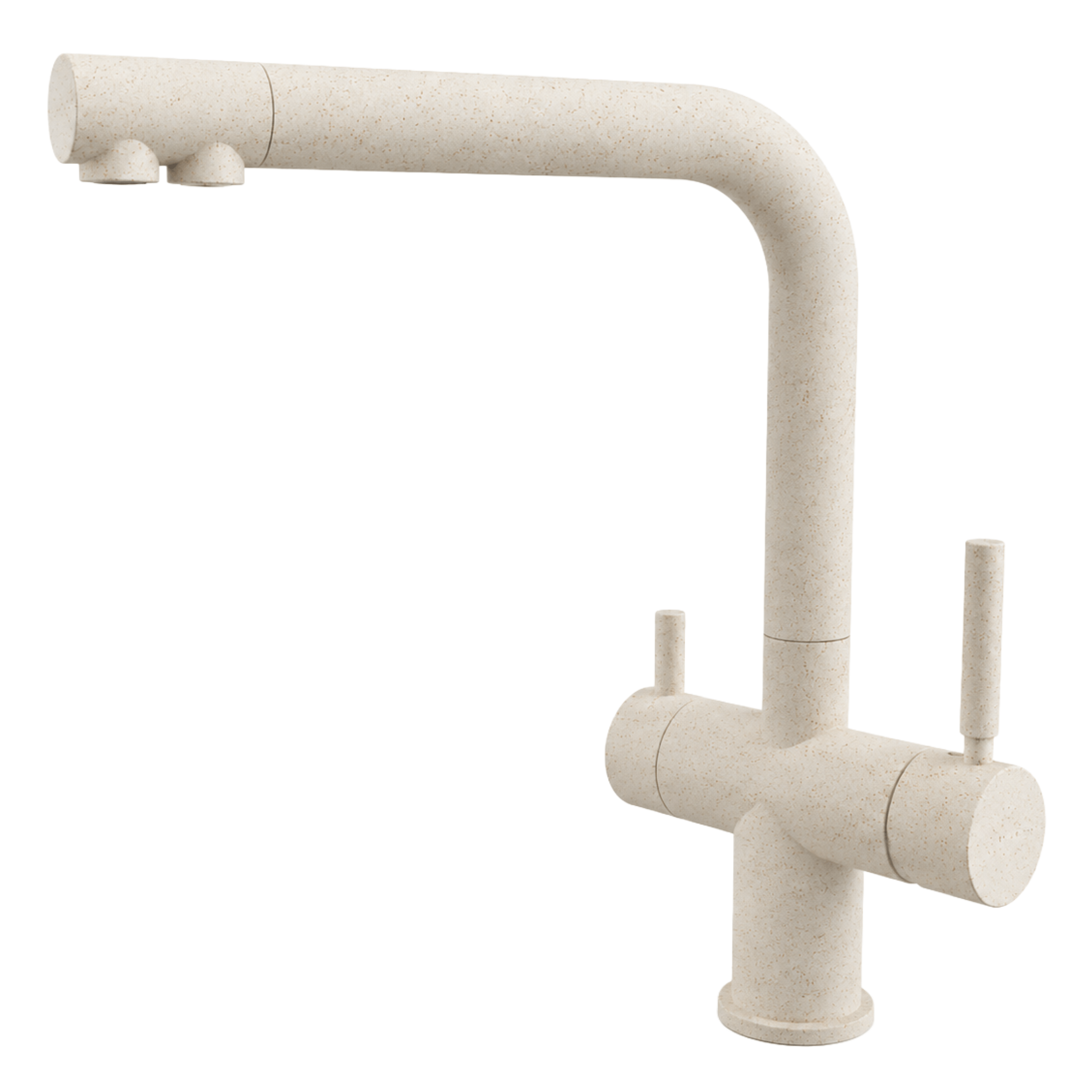 332019-GA Shurity 524 Rubinetto da cucina 5 vie Acciaio Inox Granito Avena - immagine 1