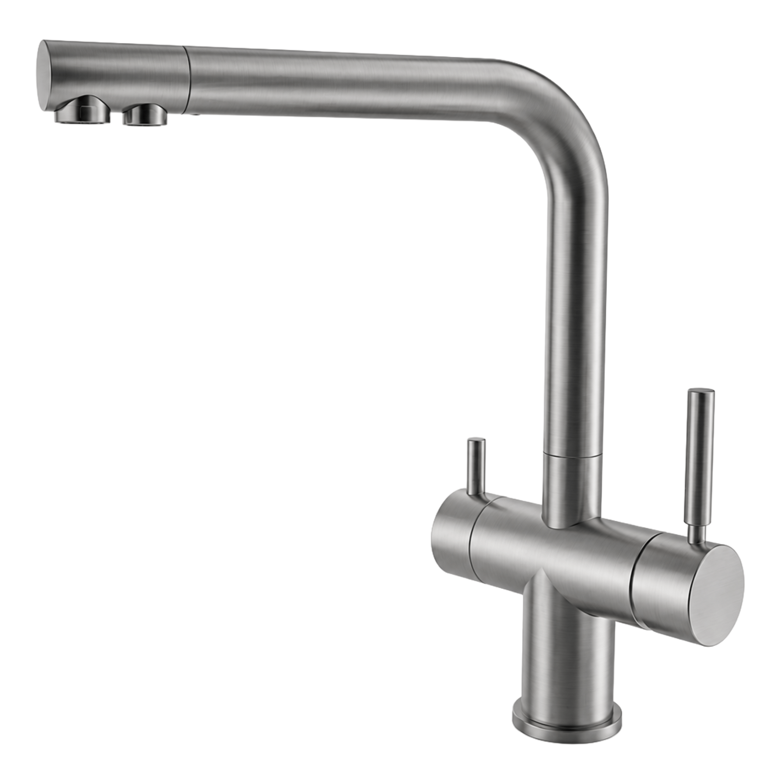 332019-GR Shurity 524 Rubinetto da cucina 5 vie Acciaio Inox Grigio - immagine 1