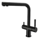 Shurity 424 Rubinetto da cucina 4 vie Acciaio Inox Nero Opaco
