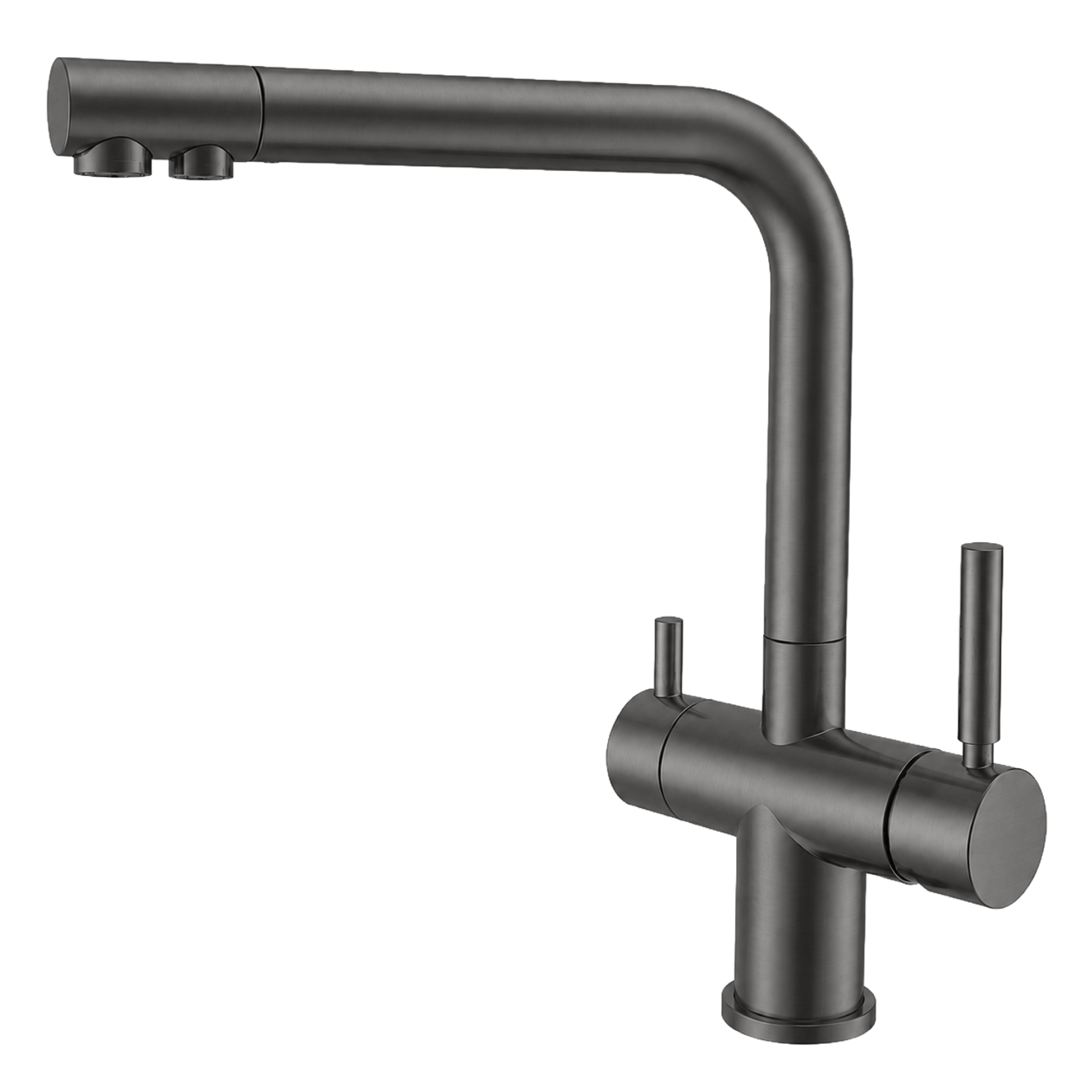 331978-GR Shurity 424 Rubinetto da cucina 4 vie Acciaio Inox Grigio - immagine 1