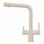 Shurity 384 Rubinetto da cucina 3 vie Acciaio Inox Granito Avena
