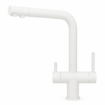 Shurity 384 Rubinetto da cucina 3 vie Acciaio Inox Bianco