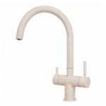 Shurity 412 Rubinetto da Cucina 4 Vie in Acciaio inox Granito Avena