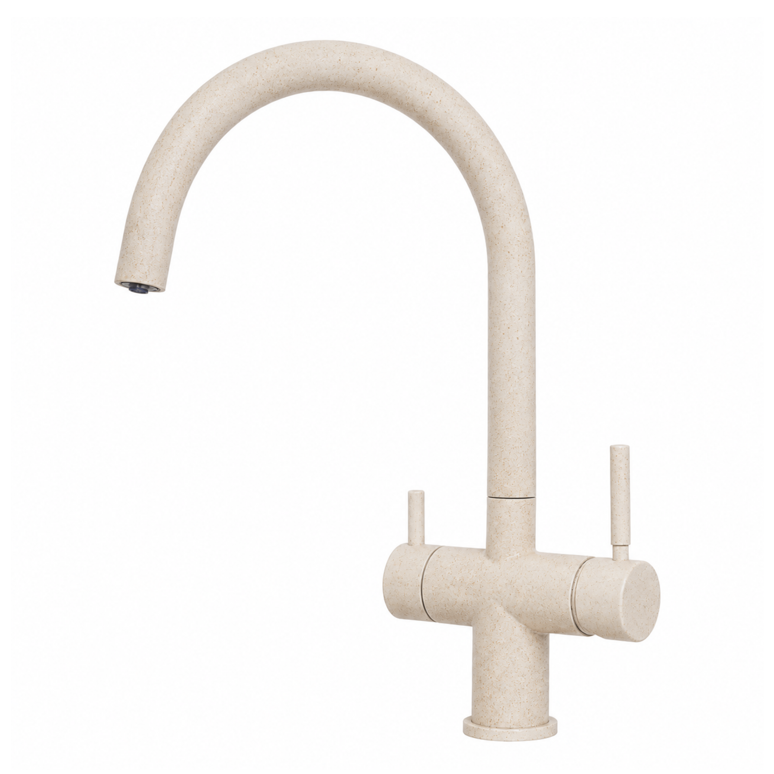 332020-GA Shurity 412 Rubinetto da Cucina 4 Vie in Acciaio inox Granito Avena - immagine 1
