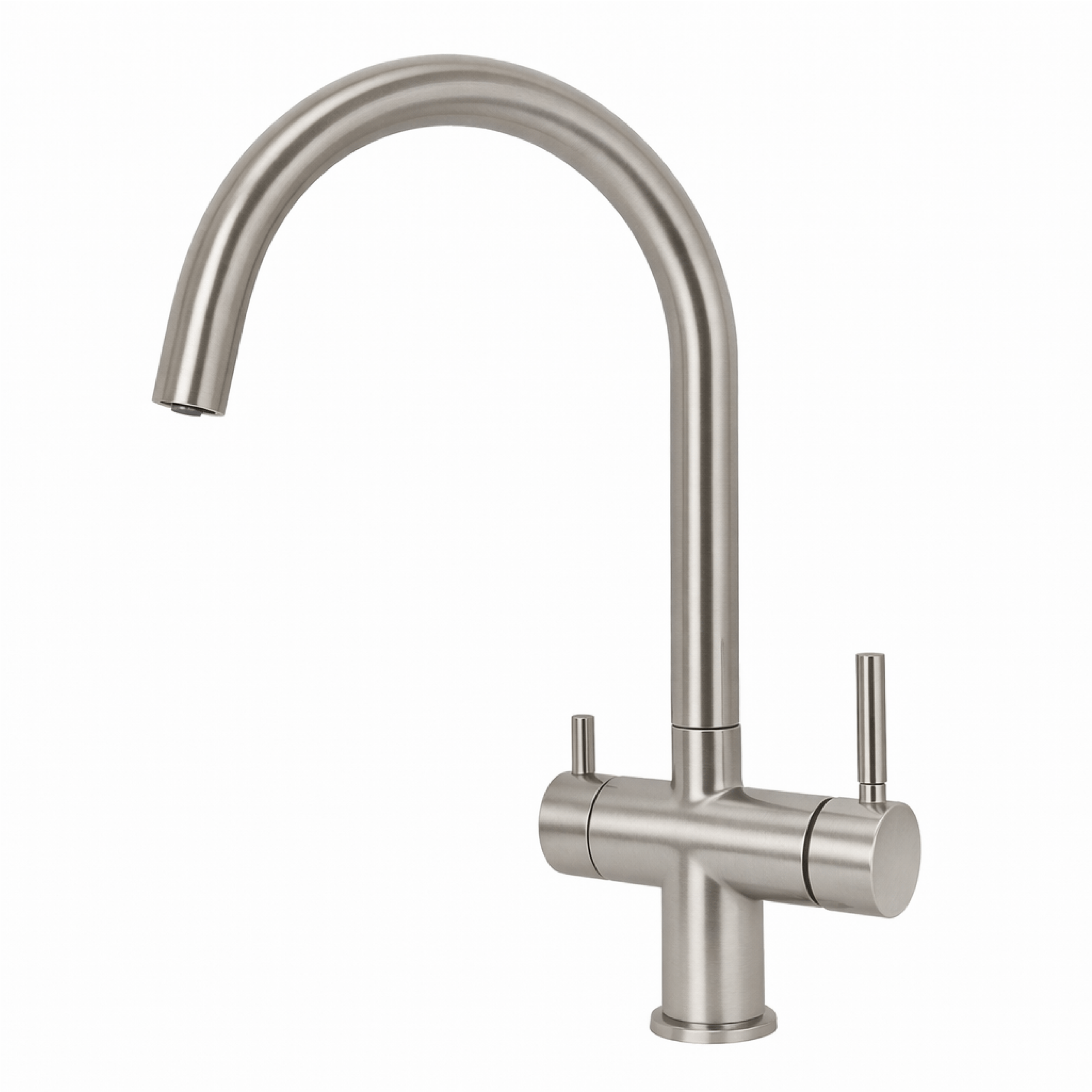 332020-NK Shurity 412 Rubinetto da Cucina 4 Vie in Acciaio inox Nickel Spazzolato - immagine 1
