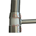 Shurity 362 Rubinetto da cucina con Doccetta a molla 3 vie Acciaio Inox Satinato – Prodotto con segni d’usura - immagine 2