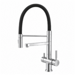 Shurity 482 Rubinetto da cucina con Doccetta 4 vie Acciaio Inox  Cromo