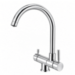 Shurity 570 Rubinetto da cucina Abbattibile sottofinestra 5 vie Cromo