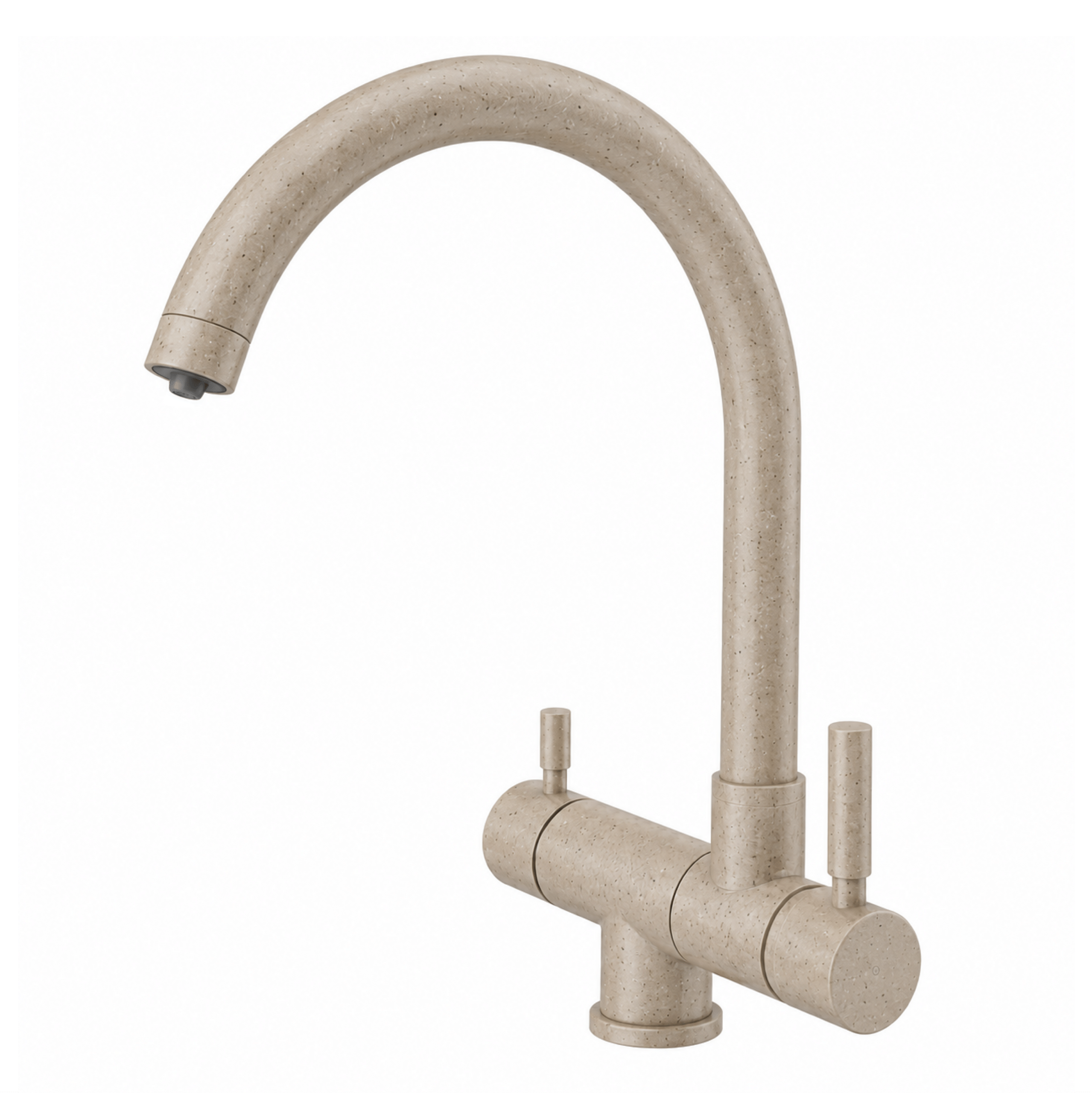 332440-GA Shurity 570 Rubinetto da cucina Abbattibile sottofinestra 5 vie Granito Avena - immagine 1
