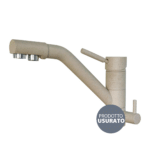 Shurity 320 Rubinetto da cucina Miscelatore 3 vie 3/8"  Granito Avena  - Prodotto con segni d’usura